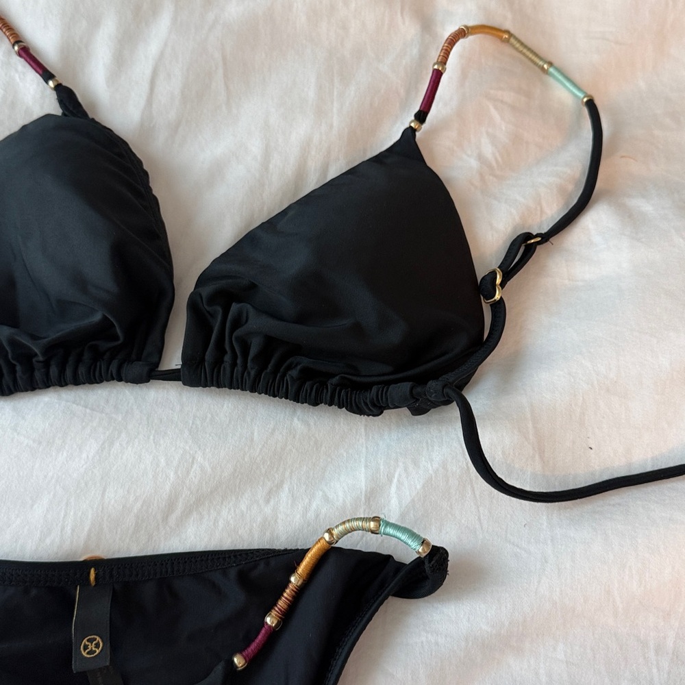 VIX bikini black (Ella) Top Large D and bottom Size XS - Picture 3 of 5